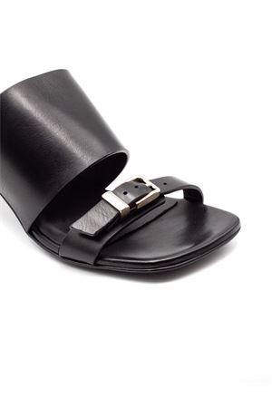 Sandalo in pelle nera ELENA IACHI | E4723NERO